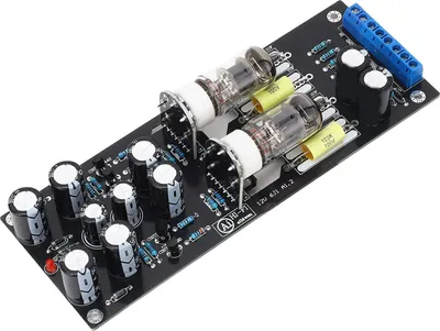 Obrázok produktu pre 6J1 Vákuový lampový predzosilňovač HIFI Power Preamp zosilňovací modul s LED AC 12V