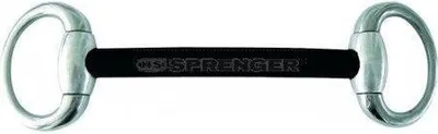 Produktbild von Sprenger Olivenkopfgebiss Stange 16 mm Hartcarbon Kunststoffgebiss 125