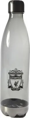 Produktbild von Liverpool FC - Wasserflasche, Transparent, 1l BS6043 (Einheitsgröße) (Grau)