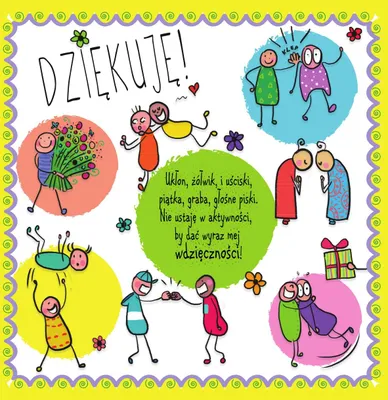 Obrázek produktu pro Karnet okolicznościowy Dziękuję! 15 x 15 cm ze złoceniami