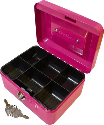 Immagine prodotto di Cassetta per contanti - Rosa - 15,24 cm