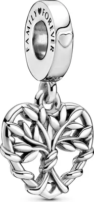 Produktbild von PANDORA Přívěsek s přívěskem "Heart Family Tree" stříbrný 799149C00