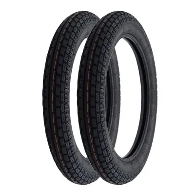 Obrázek produktu pro Sada pneumatik Heidenau K34 Vintage pro motocykly 3.25-18 52S TT vpředu + Heidenau K34 3.50-18 62S TT vzadu