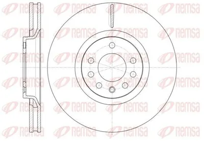 Produktbild von 2x REMSA Bremsscheibe 61488.10 vorne für OPEL ZAFIRA B (A05) Astra H GTC (A04)