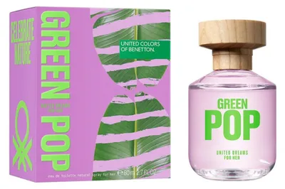 Image de Benetton United Dreams Green Pop Eau de Toilette pour Femme 80 ml