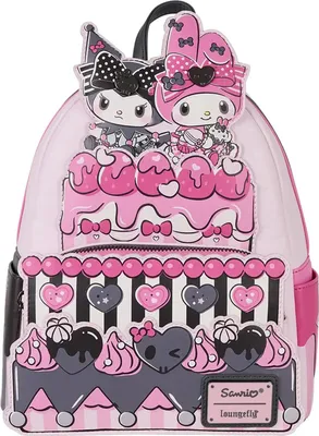Produktbild von Sanrio by Loungefly Mini Rucksack My Melody and Kuromi