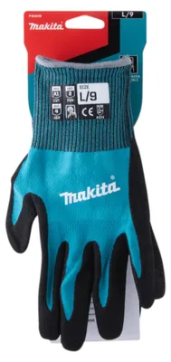 Produktbild von Makita Arbeitshandschuhe - Nitril - Touchscreenfähig - Öl-, Flüssigkeitsbeständig