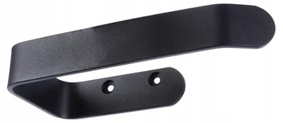 Produktbild von Vilde Toilettenpapierhalter Metall Schwarz Selbstklebend Wandmontage