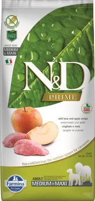 Obrázok produktu pre Farmina N&D 12kg Adult Medium/Maxi Wildschwein & Apfel