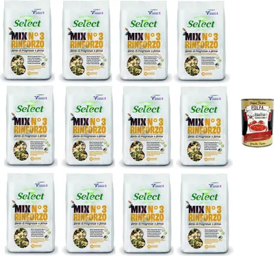 Produktbild von Select MIX N.3 RINFORZO Quelle für Magnesium und Eisen 12x 300gr + Italian Gourmet polpa 400g