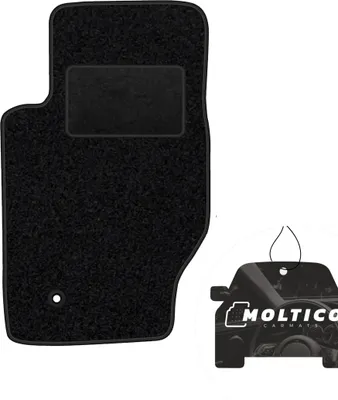 Produktbild von moto-MOLTICO Fahrer Fußmatte Auto Velours Fahrerseite Autoteppiche Schwarz Fahrermatte 1-teilig passend für Jeep Grand Cherokee 2006-2011