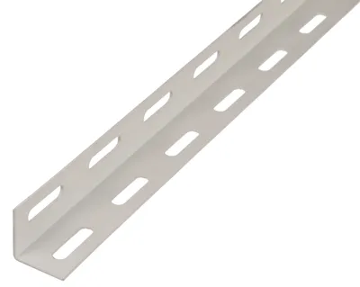 Produktbild von Alberts Winkelprofil weiß kunststoffbeschichtet 2000 x 27 x 27 mm