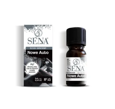 Obrázok produktu pre SENA #45 vonný olej NEW CAR – vôňa nového auta, dlhotrvajúca vôňa, aromaterapia, 8 ml