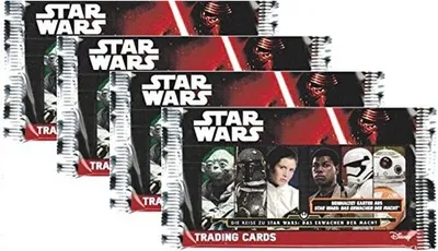 Produktbild von TOPPS - Journey to Star Wars: The Force awakens - 4x Booster mit je 10 Karten pro Packung DEUTSCH