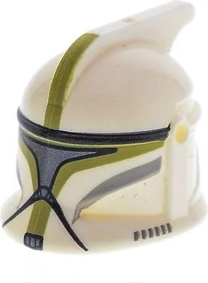 Produktbild von 1x Lego Helm Minifigur weiß Star Wars Clone Trooper Sergeant sw0438 61189pb12