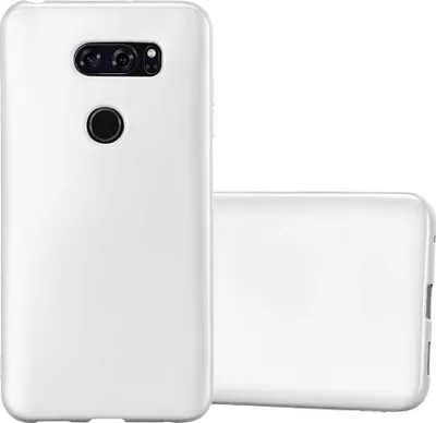 Produktbild von Cadorabo Schutzhülle für LG V30 / V30+ / V30S / V30S+ Hülle in Silber Handyhülle TPU Silikon Etui Cover Case