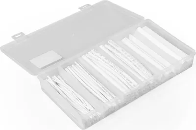 Produktbild von Schrumpfschlauch-Set McPower, 100-teilig in Sortimentsbox, weiß