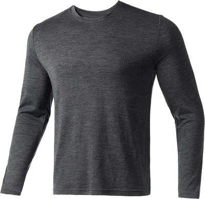 Productafbeelding van Wollen thermisch ondershirt voor heren met lange mouwen, geurbestendig en warm