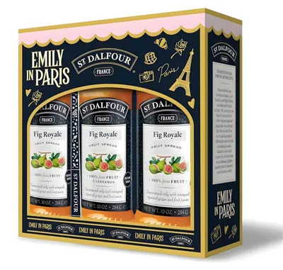 Productafbeelding van St Dalfour Emily in Paris vijgen fruitspread, 284g, 3-pack, zonder toegevoegde suikers, 100% fruit