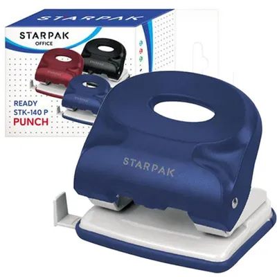 Obrázok produktu pre Plastová dierovačka 2,5/80, modrá, STARPAK 450874