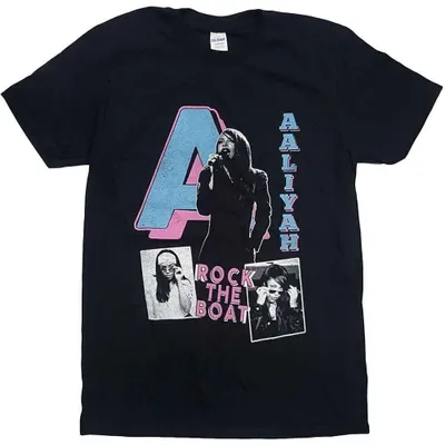 Zdjęcie produktu dla Aaliyah Rock The Boat Black M Koszulka
