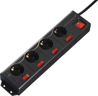 Obrázek produktu pro hama 137257 Hama Steckdosenleiste 4+1 sz