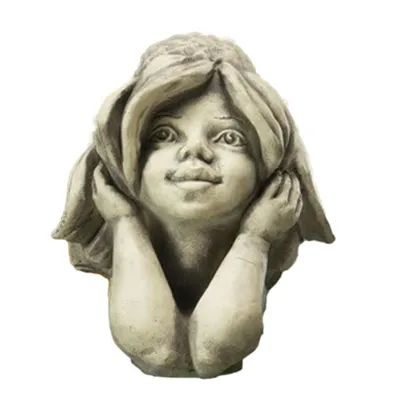 Immagine prodotto di Bellissimo cappello da sole "Fiorellino" in gesso, nuovo, resistente al gelo e alle intemperie 19-90058