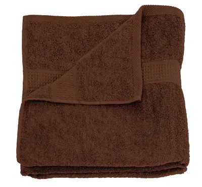 Produktbild von Handtuch braun 50x100 cm Baumwolle schnelltrocknend Frottee Frottiertuch