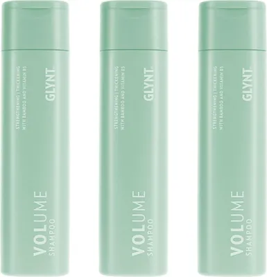 Produktbild von Glynt Volume 3 x 250 ml Shampoo für feines Haar Set
