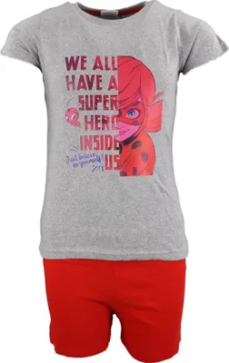 Produktbild von Miraculous Ladybug Kinder Schlafanzug Pyjama – 122/128