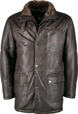 Produktbild von JCC Lederjacke JCC-09-703 Herren dark brown 52