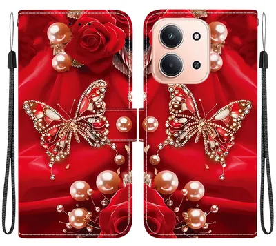 Image de Étui portefeuille en simili cuir à motif pour Xiaomi Redmi 15C 5G / 4G / Poco C85 5G
