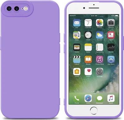 Image de Cadorabo Housse pour Apple iPhone 7 PLUS / 7S PLUS / 8 PLUS Housse de protection en violet TPU Silicone Etui Case Housse pour téléphone portable