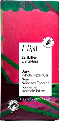 Produktbild von Vivani Zartbitter GanzNuss Schokolade -  - 100g