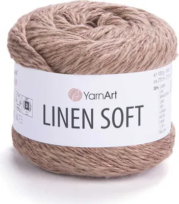 Obrázok produktu pre Ľanová priadza Soft 4 x 100 g 7308