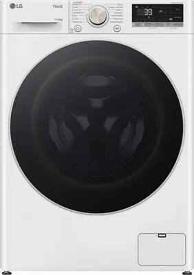 Produktbild von LG D4R7011TSWG Waschtrockner Freistehend Frontlader Schwarz, Weiß D