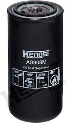 Zdjęcie produktu dla HENGST FILTER AS908M Separator oleju Wentylacja skrzyni korbowej