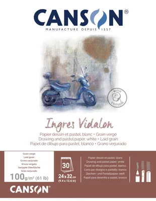 Immagine prodotto di CANSON C400103005 CANSON blocco carta da disegno "Ingres Vidalon", 240 x 320 mm