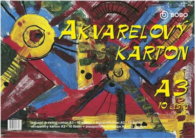 Obrázok produktu pre Bobo Watercolour Cardboard Skicár 10 A3 250 g
