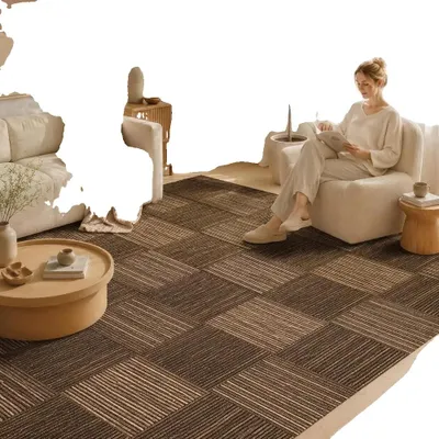 Image de Dalles de moquette, installation facile et rapide, confort moelleux, MULTI