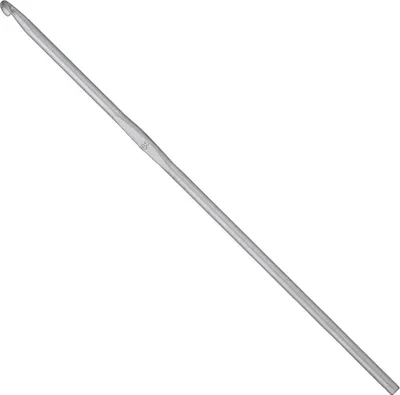 Produktbild von Wollhäkelnadel 4,50 mm 15 cm perlgrau