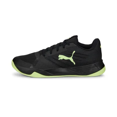 Produktbild von Puma Accelerate Pro II Indoor Handball Hallenschuhe Sportschuhe schwarz/gelb 106877-01, Schuhgröße:44 EU