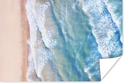 Produktbild von MuchoWow® Poster Strand - Wasser - Meer 90x60 cm - Schlafzimmer