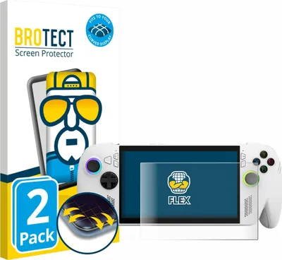 Produktbild von 2x BROTECT Fullscreen Schutzfolie für ASUS ROG Xbox Ally Displayschutz Folie Fullcover Klar Transparent