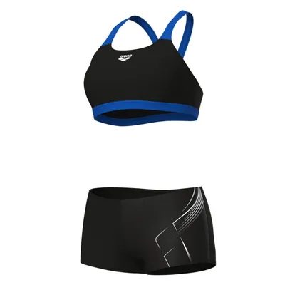 Produktbild von arena Dive Sport Bikini für Damen, Farbe:Schwarz, Größe:38