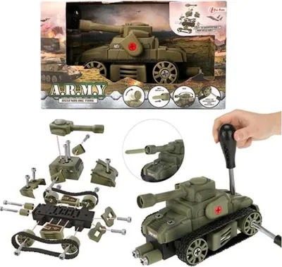 Image de Toi-Toys ALFAFOX Construis toi-même un char (militaire) 15111A