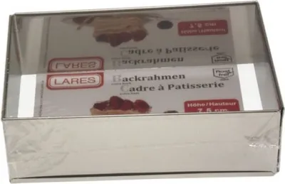 Produktbild von LARES Backform Backrahmen Eckig Hoch - Größe verstellbar, Backzubehör - 6025