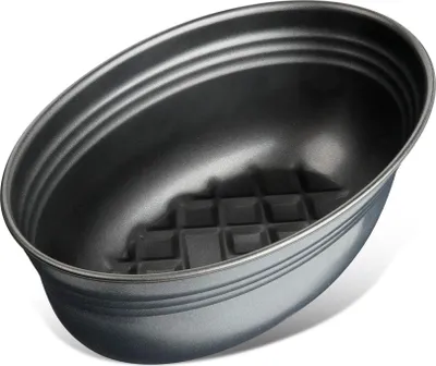 Produktbild von Zenker Brotform oval BLACK METALLIC, Brotbackform mit keramisch verstärkt Antihaftbeschichtung, Kuchenform aus hochwertigem Stahlblech, Backform für Brot (Farbe: Schwarz)