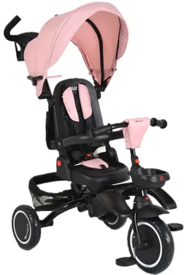 Image de Tricycle avec rotation Byox - Cruz, rose