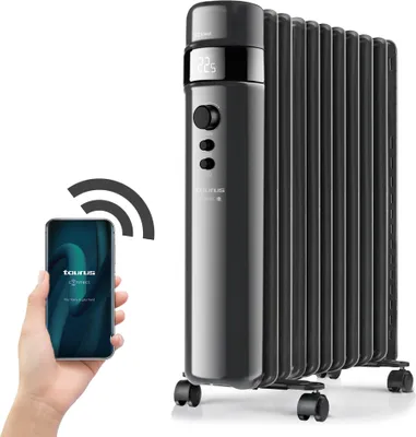 Produktbild von Taurus AGADIR CONNECT 2500 Ölradiator Heizung Ölheizung WIFI-App 2500W 11 Rippen